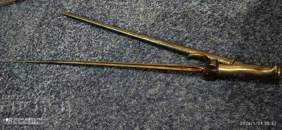 Bayonet/Shik/French needle quadrangle. for rifle "Lebel lupus" - 5