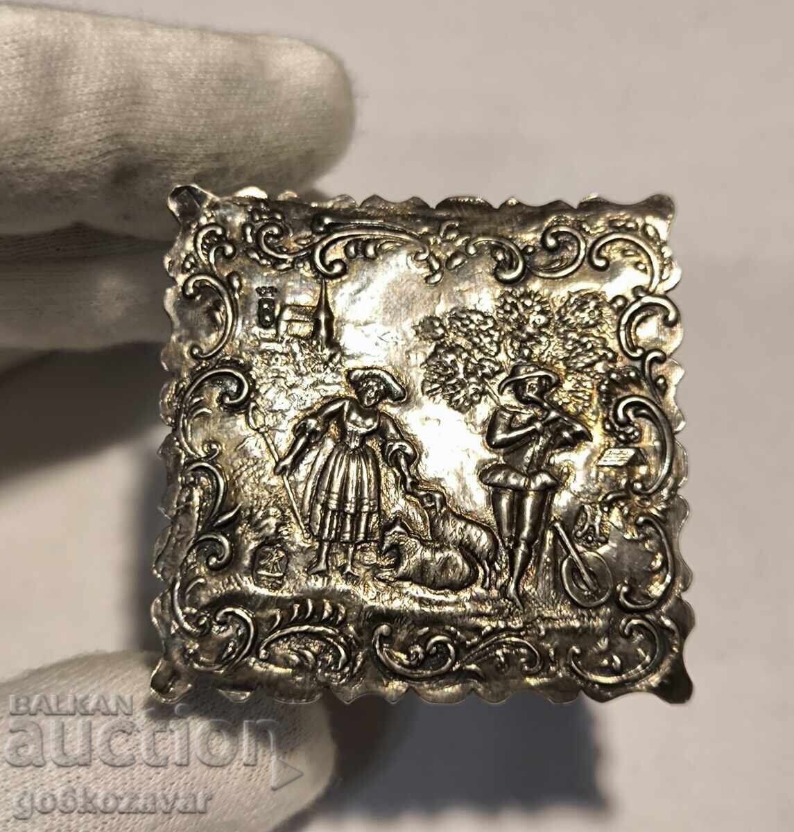 Small Painting, Miniature, 19th Century, Silver 930, Holland! with price € 130.00 | 254.26 BGN