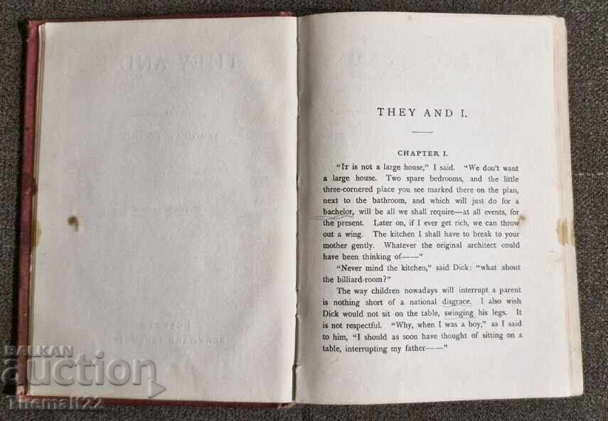 Παλιό βιβλίο "They and I" Τζέρομ Κ. Τζέρομ - 5