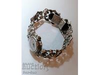 Ceas de damă, vechi, din argint, funcțional