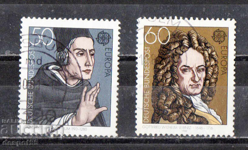 1980. ГФР. ЕВРОПА - Известни личности.