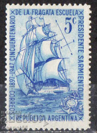 1947 Argentina. „Președintele Sarmiento” - Fregată școală militară