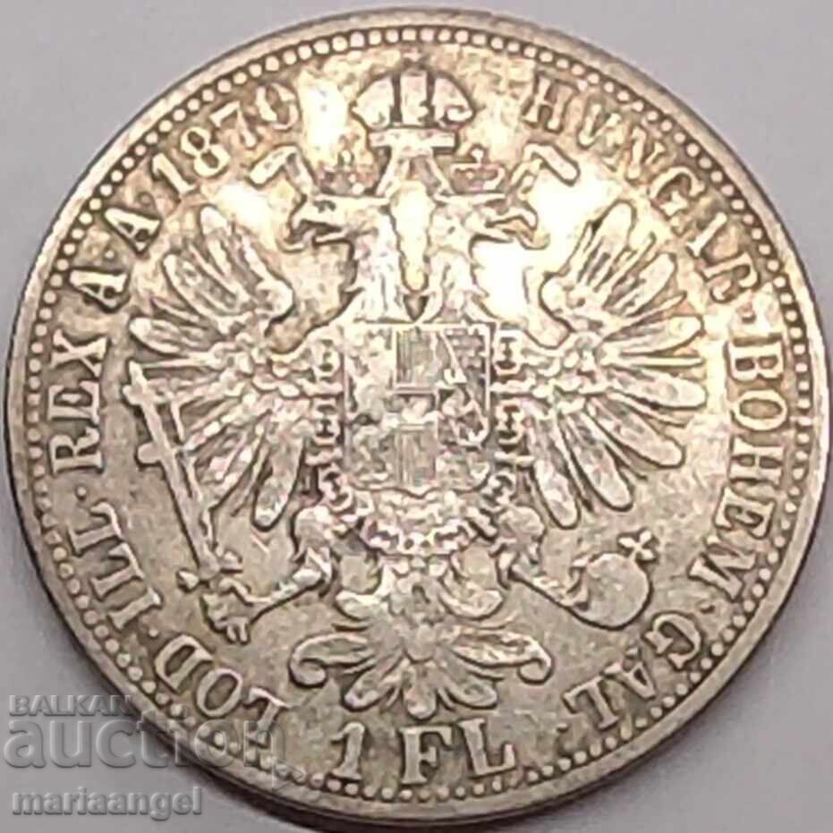 1 Φλορίνι 1870 Αυστρία 12.16γρ ασήμι Χρυσή πατίνα - RR