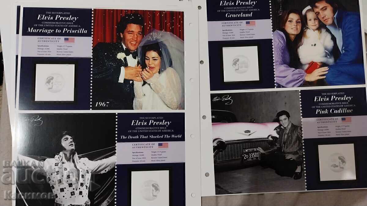Auction  Silver Plaque for the 90th Anniversary of Elvis's Birth