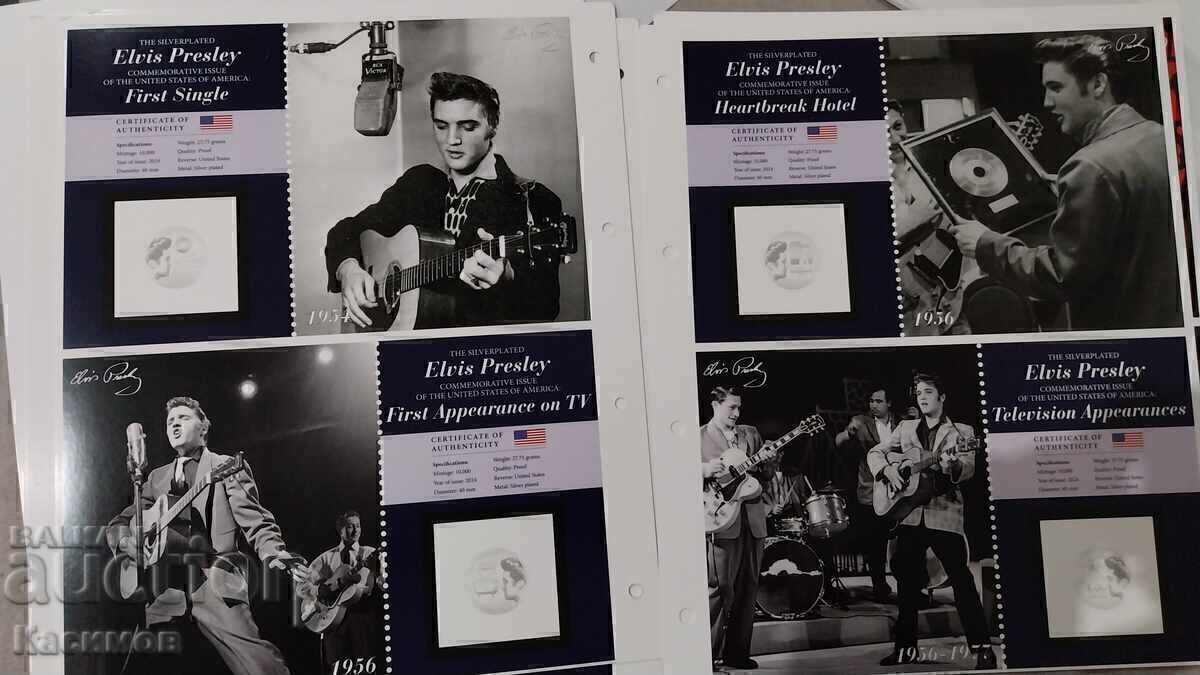 Silver Plaque for the 90th Anniversary of Elvis's Birth - 5