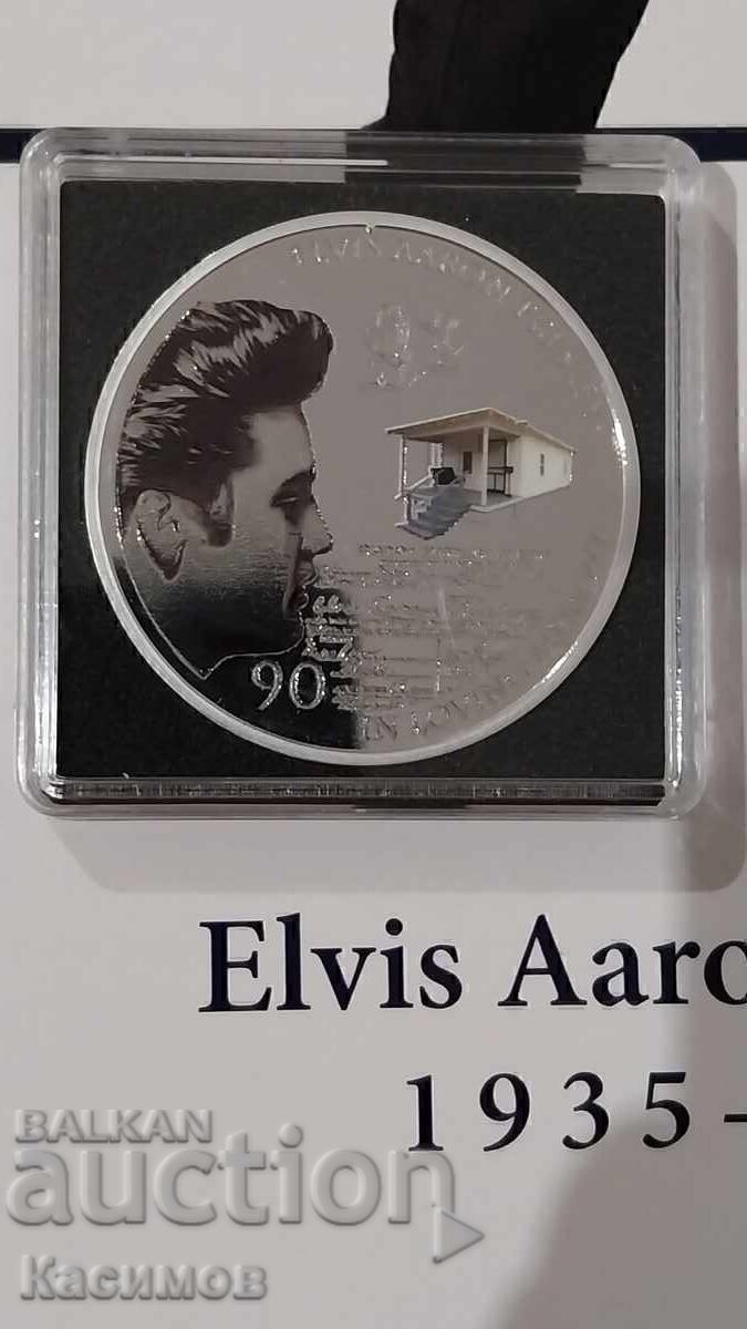 Ασημένια Πλακέτα για τα 90α Γενέθλια του Έλβις Ασημένια Πλακέτα για τα 90α Γενέθλια του Έλβις