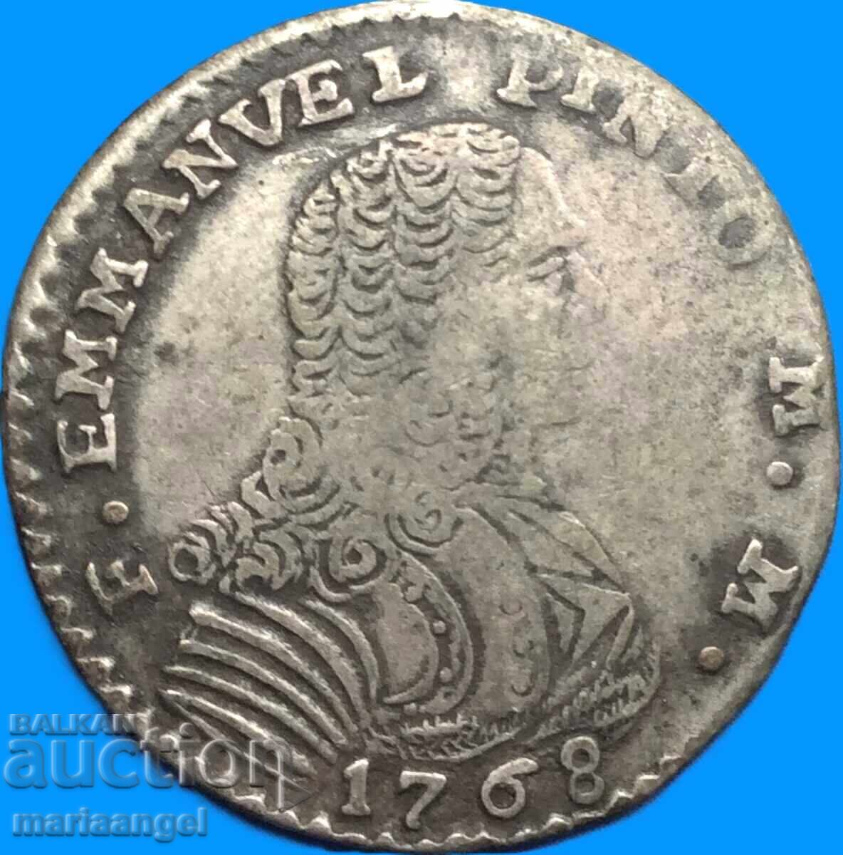 Δημοπρασία Μάλτα 4 Τάρι 1768 Μάγιστρος Εμμανουήλ Πίντο - σπάνιο