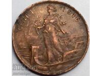 1 centesimo 1916 Italy Victor Emmanuel III 1869-1947