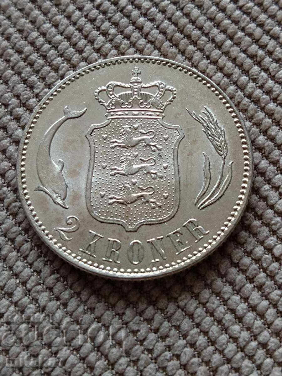 Δημοπρασία 2 κορώνες 1916, Δανία