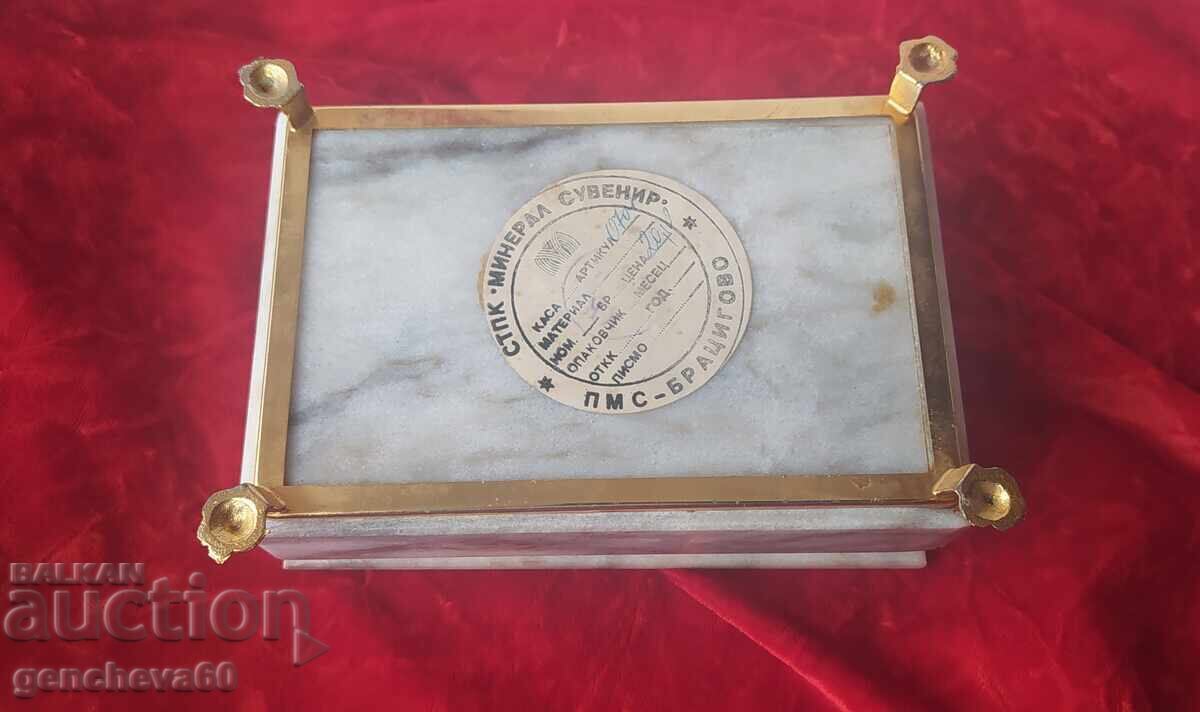 Delivery of Marble Box "Pervenets" in a Socialist Competition for 1982/Jewelry Box