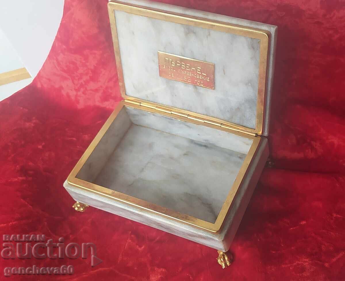 Marble Box "Pervenets" in a Socialist Competition for 1982/Jewelry Box - 7