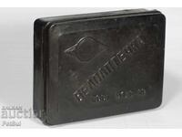 BIKE FIRST AID KIT Bakelite Box with Bandages and etc. from the 1950s