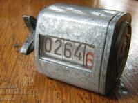 Bike Mileage Odometer Bicycle Wheel from the 1950s