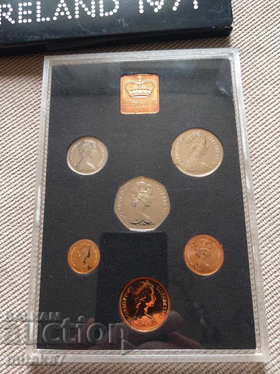 Livrarea Set de monede din 1971, Marea Britanie