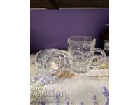 Γυάλινες κούπες με χωρητικότητα 0,5 λίτρα