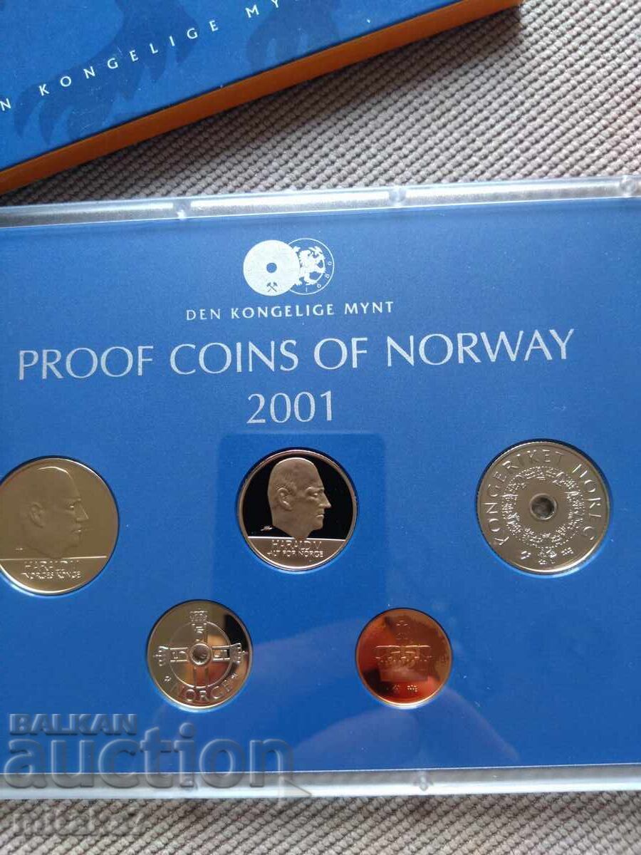 Set of coins, Norway, 2001. with price € 12.00 | 23.47 BGN
