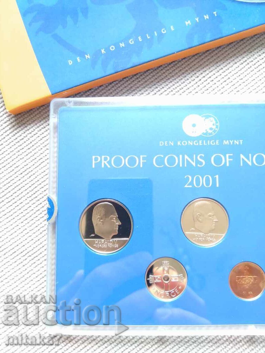 Delivery of Set of coins, Norway, 2001.