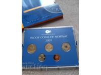 Set of coins, Norway, 2001.