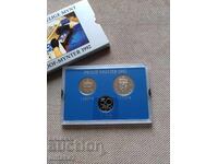 Set of coins, Norway, 1992
