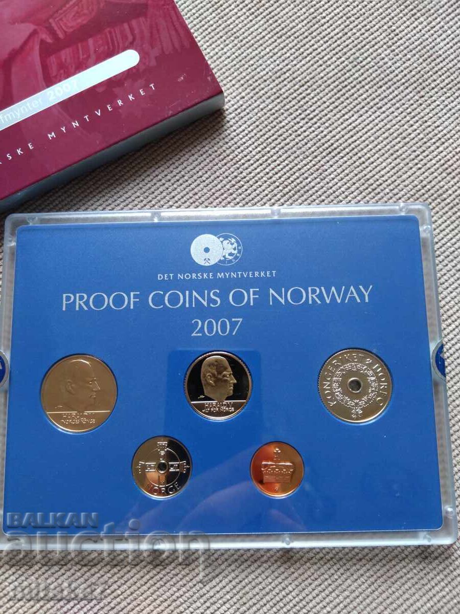 Set de monede, Norvegia, 2007.