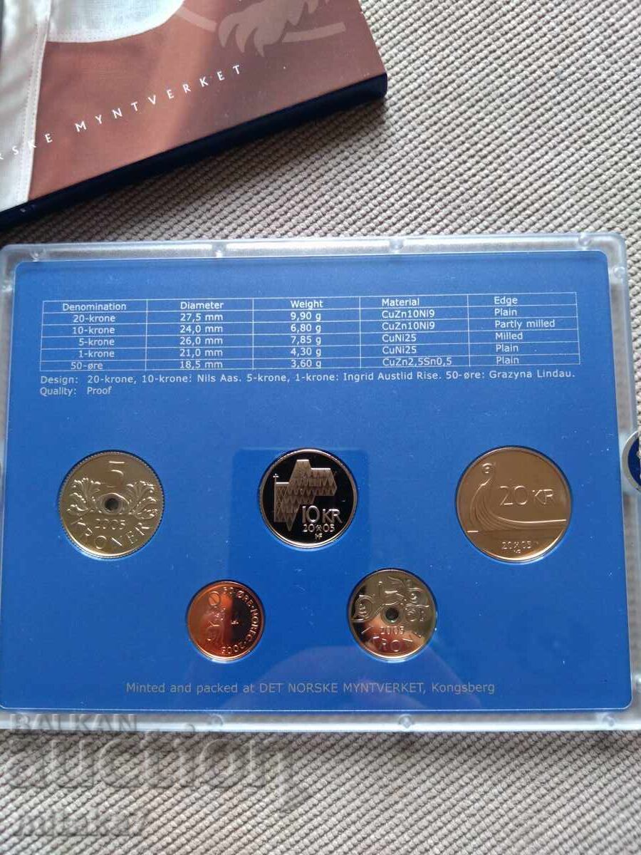 Delivery of Coin set, Norway, 2005.