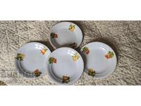 Set de farfurii de desert, Dianko Stefanov-Razgrad – 3 buc + 1 buc