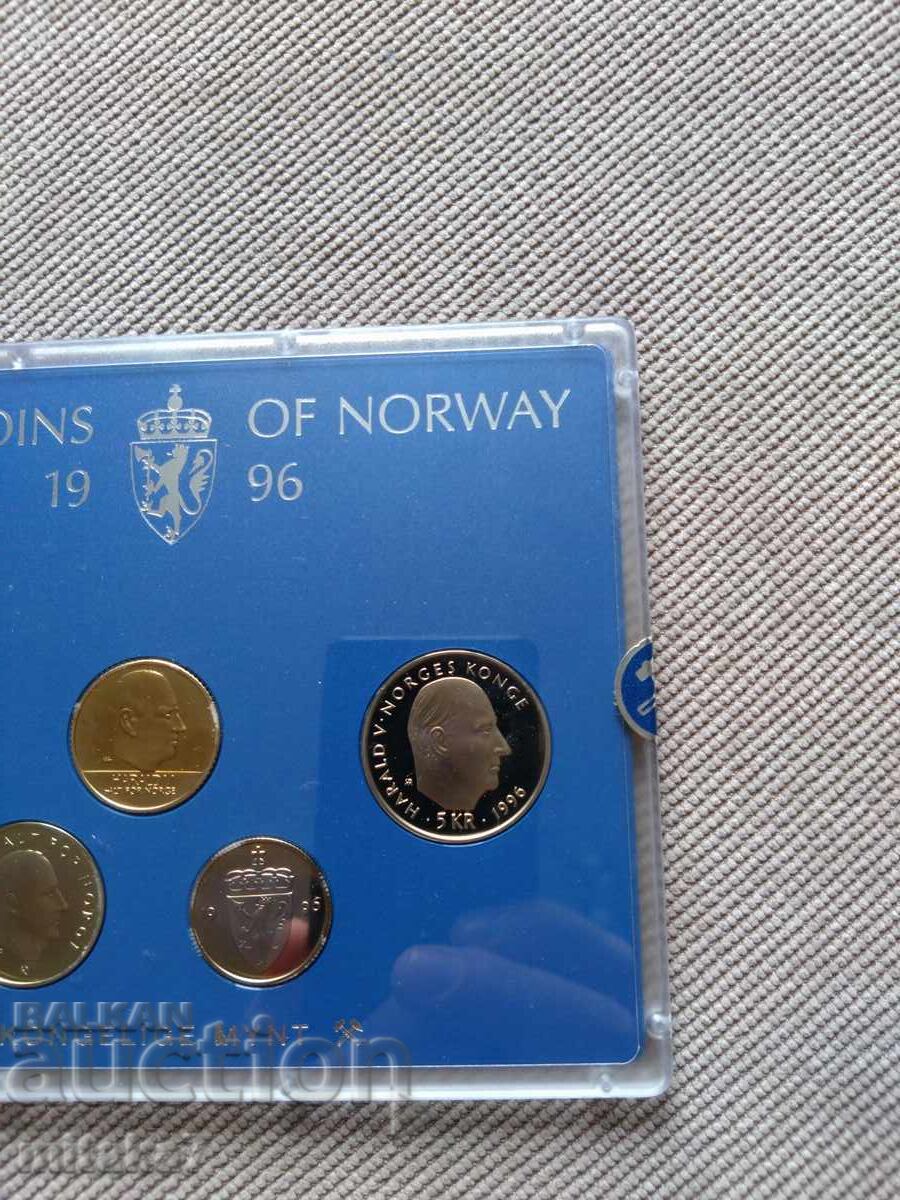 Auction  Set of coins, Norway, 1996