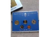 Set of coins, Norway, 1998.