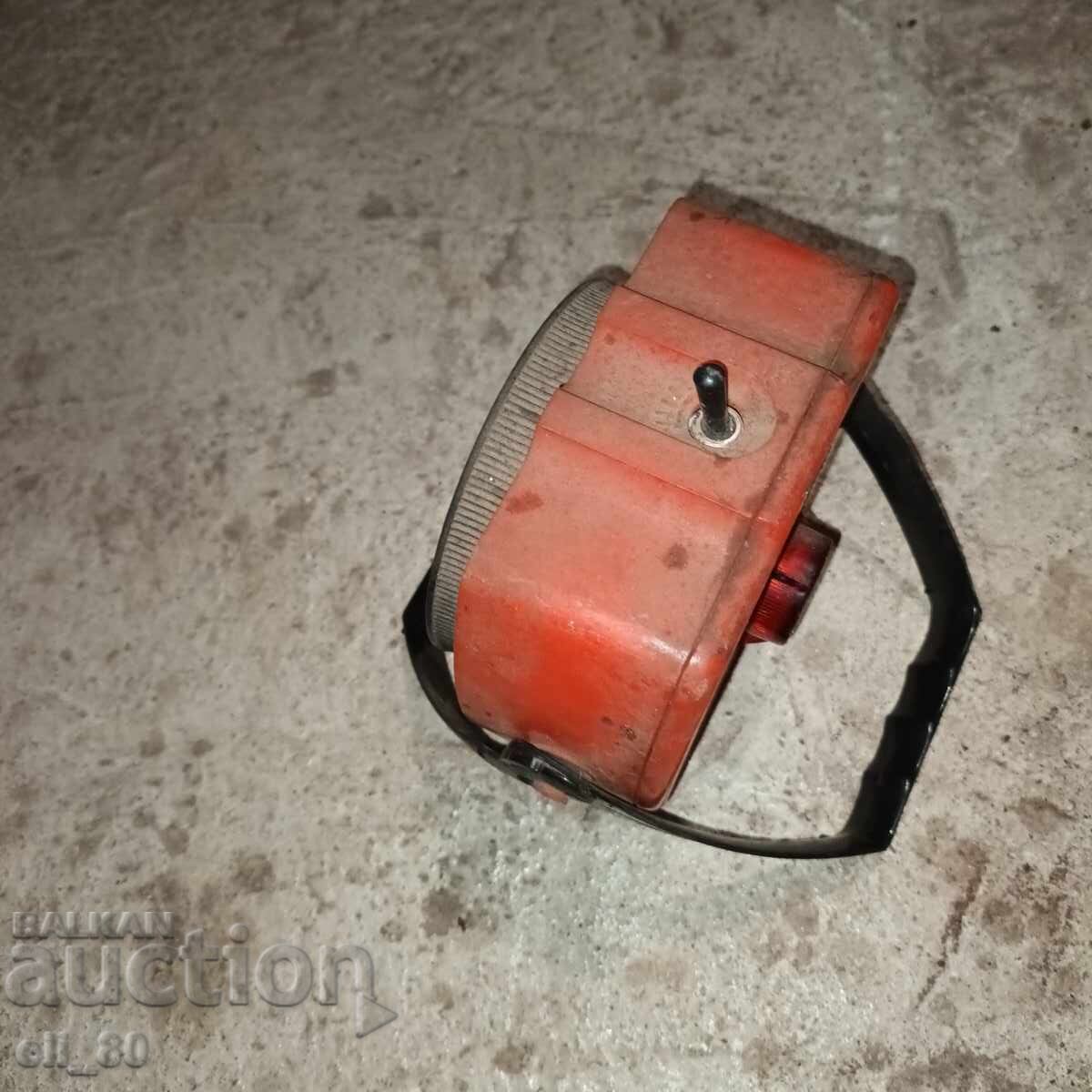 Lanterna veche retro cu două lumini albă și roșie - 6