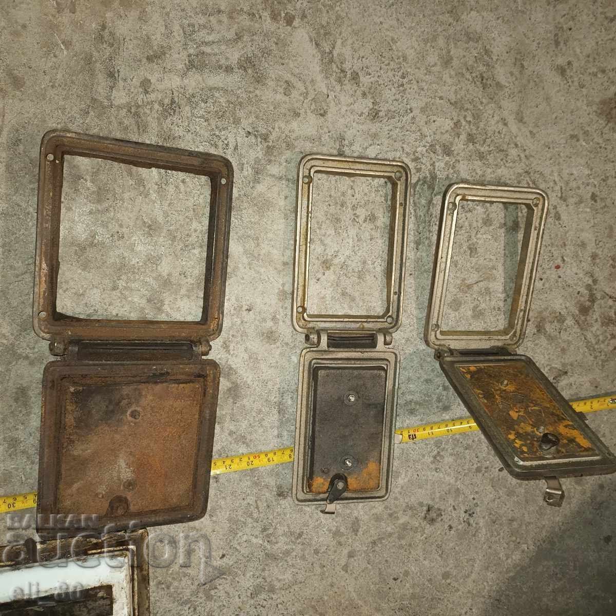 Ολοκαίνουργιες πόρτες για ξυλόσομπα, πλήρες σετ - 6