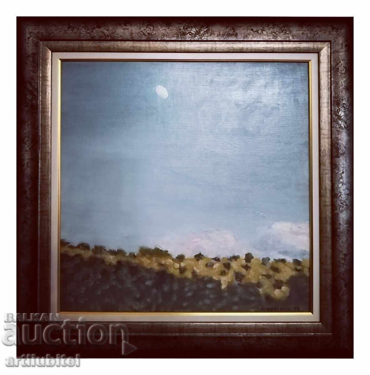 Albert Hadjiganiev - tablou - ulei pe pânză, 68 x 68 cm Albert Hadjiganiev - tablou - ulei pe pânză, 68 x 68 cm