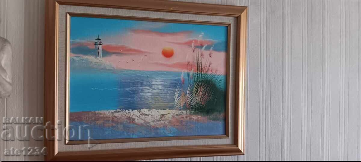 Oil painting on canvas