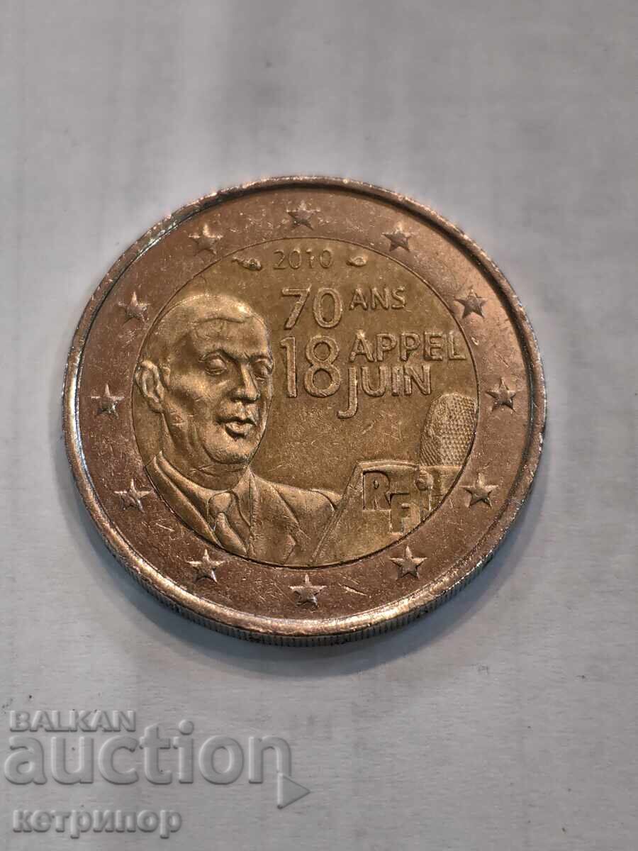 2 ευρώ Γαλλία 2010 g