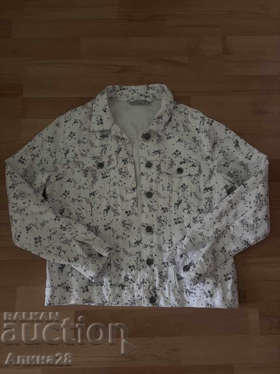 Γυναικείο μπουφάν Janina με floral print, μέγεθος 38