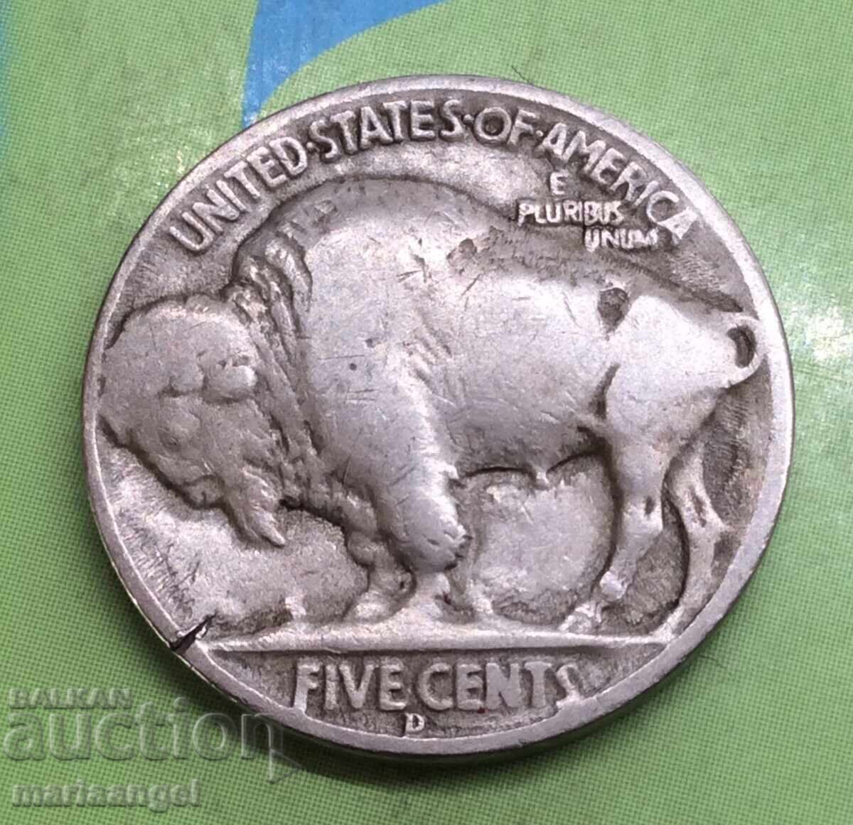 Delivery of USA 5 Cents 1936 F Buffalo Nickel