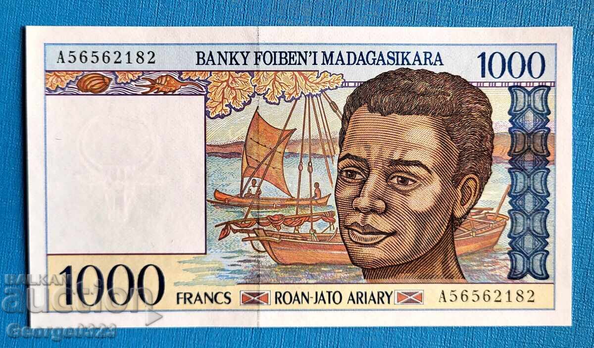 Μαδαγασκάρη 1994 1000 φράγκα UNC Νέα
