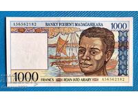 Μαδαγασκάρη 1994 1000 φράγκα UNC Νέα