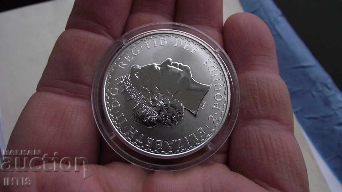 MONEDĂ 2 lire sterline Elisabeta II/2004 - Proof 1 uncie troy - de la 0,01€ - 5