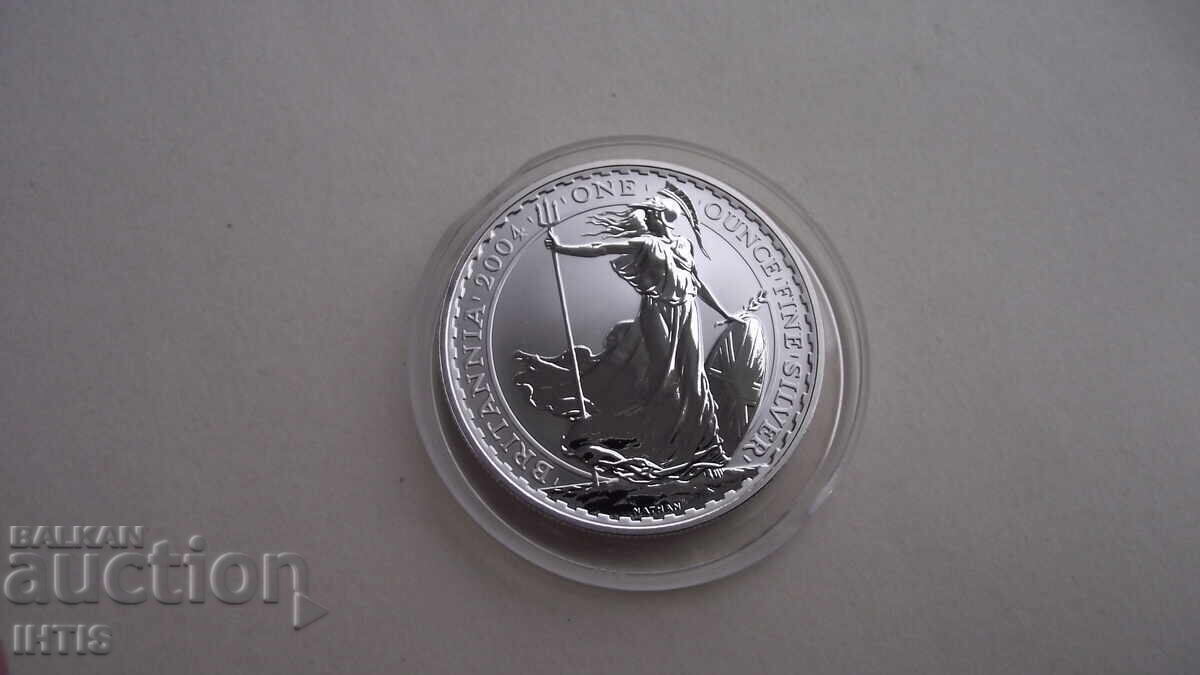 MONEDĂ 2 lire sterline Elisabeta II/2004 - Proof 1 uncie troy - de la 0,01€