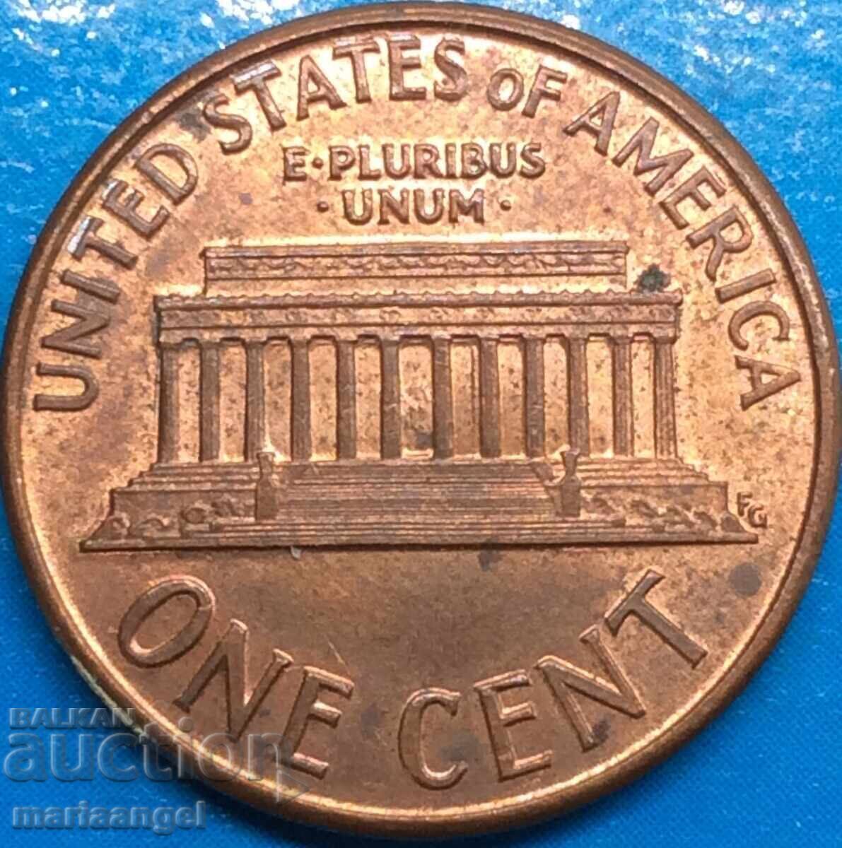 1 cent 1990 USA President Lincoln with price € 1.00 | 1.96 BGN