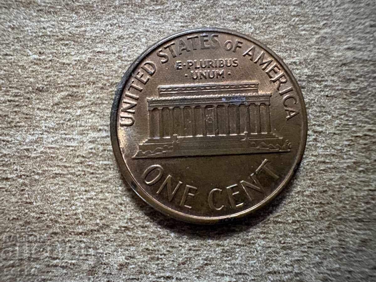 SUA - 1 cent (1987) - D