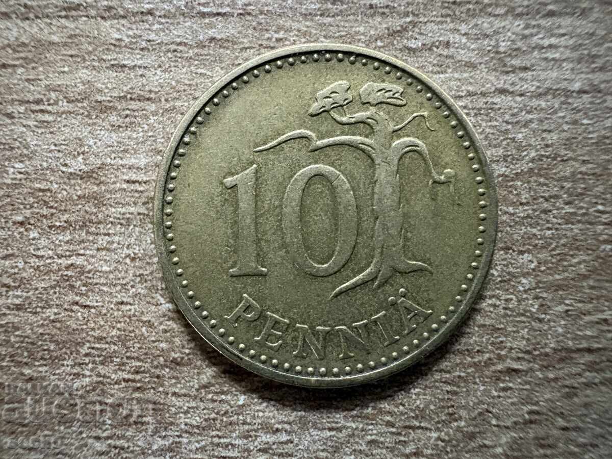 Финландия - 10 пенита (1963) Финландия - 10 пенита (1963)
