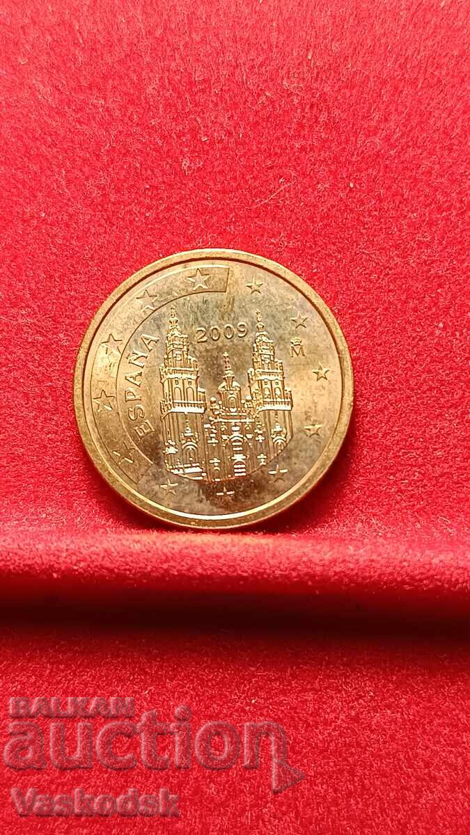 2 Euro Cent 2009 SPAIN proof with price € 1.00 | 1.96 BGN