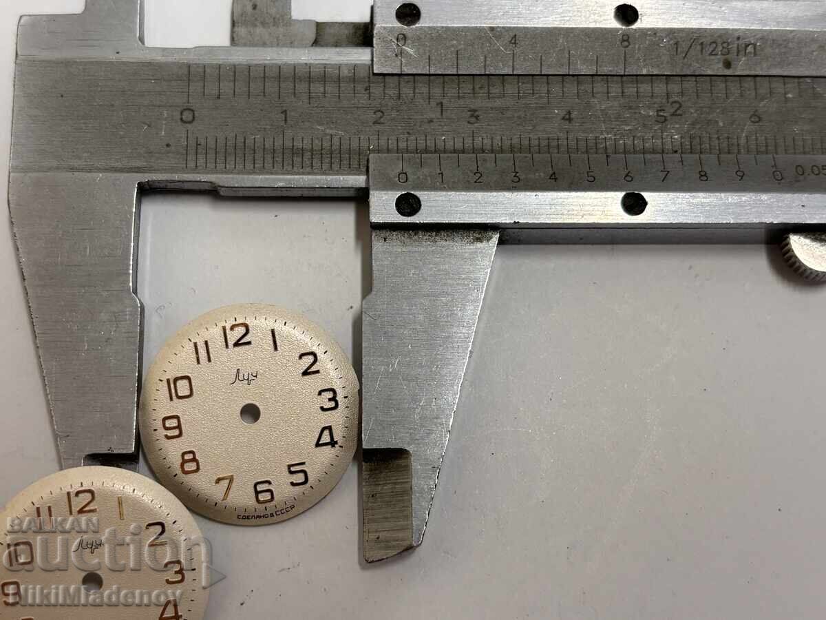 BZTs! Lot of Brand New Dials for Luch Wristwatch, USSR - 5