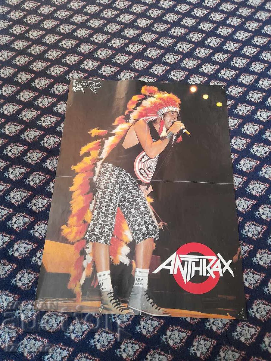 Стар плакат Iron Maden,Antrax с цена € 12.00 | 23.47 лв.