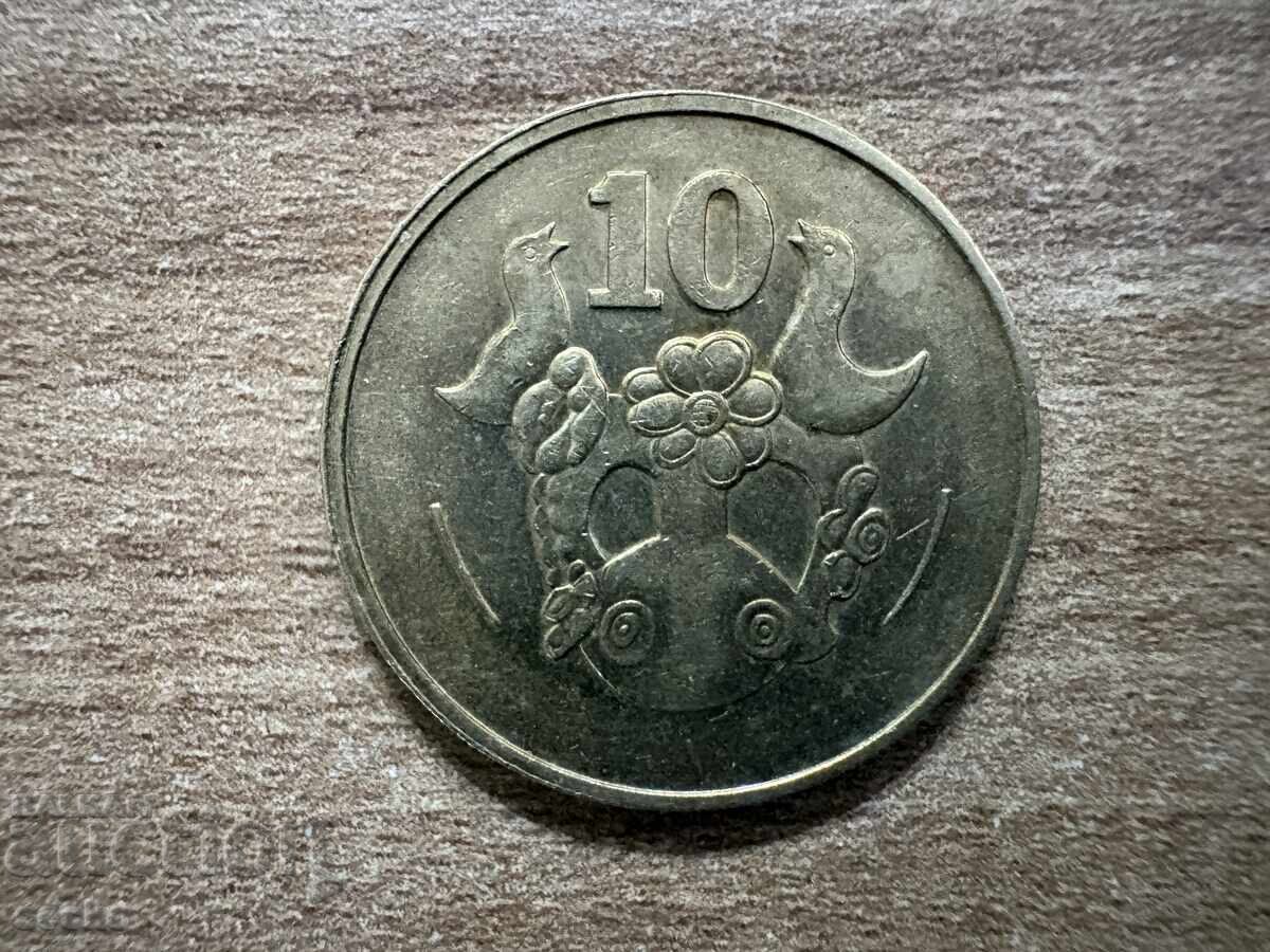 Cipru - 10 cenți (1983)