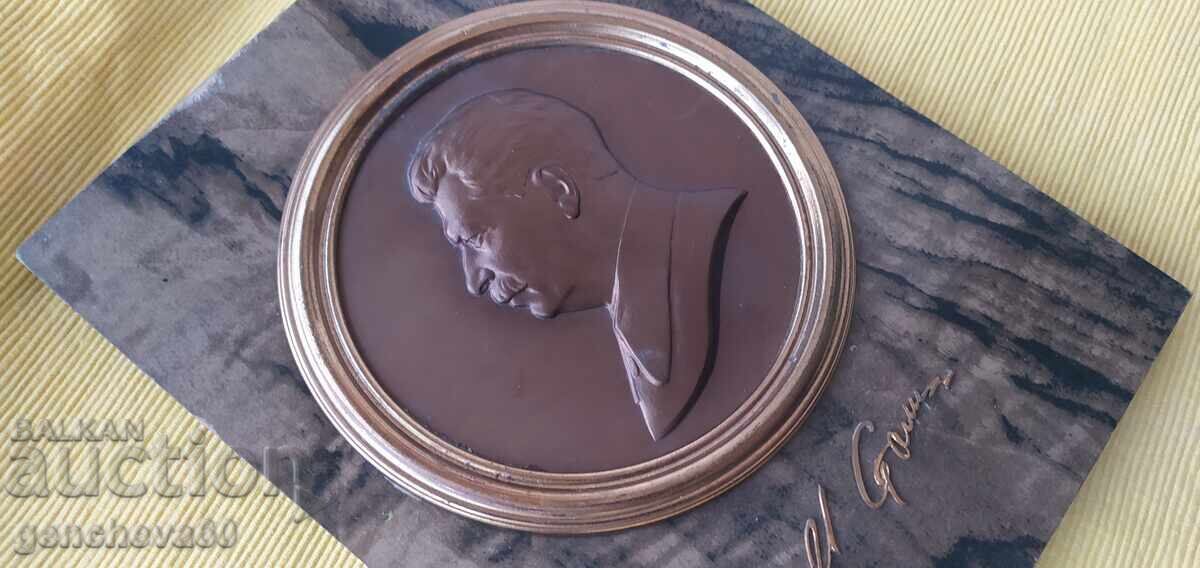 РУСКИ Бронзов барелеф на И.Сталин - 6 РУСКИ Бронзов барелеф на И.Сталин - 6