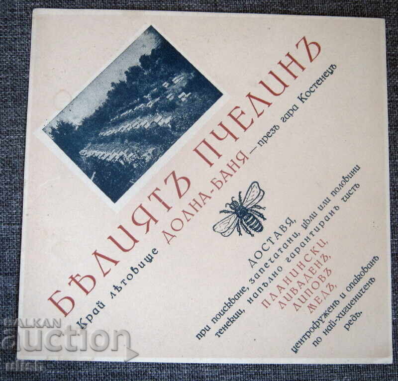 Царство България дипляна Белият пчелин Долна баня