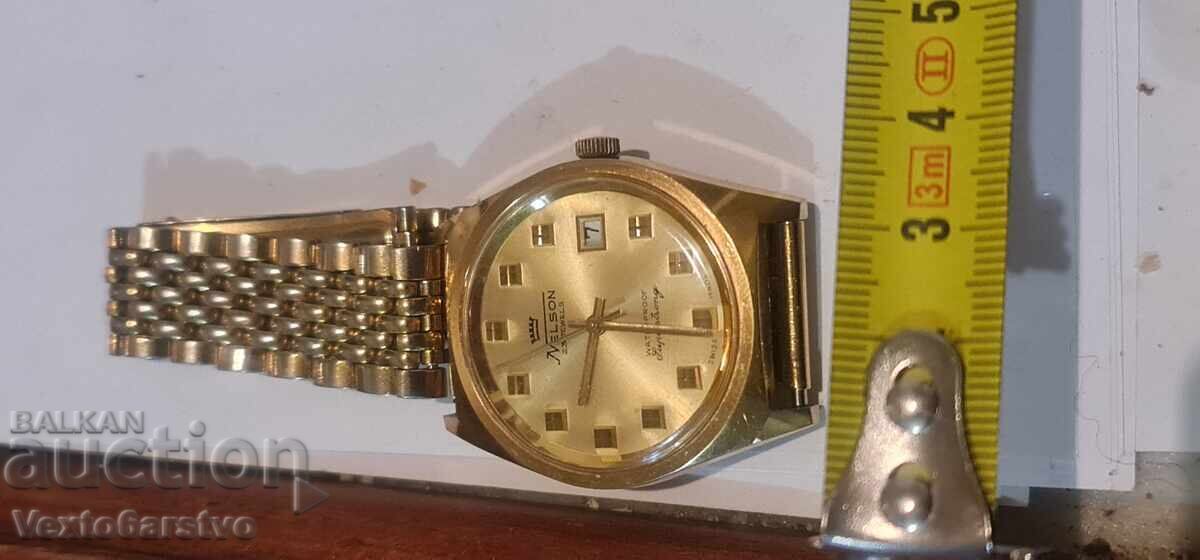 Watch - "NELSON" Gold-Plated - WORKS PERFECTLY! - 6