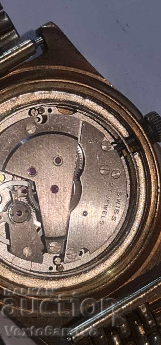 Watch - "NELSON" Gold-Plated - WORKS PERFECTLY! - 7
